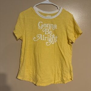 Old Navy Yellow and White Top